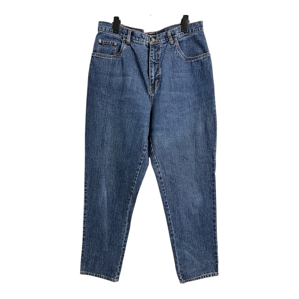 Vintage 90s Bill Blass Easy Fit Womens Jeans 16 Retro Blue Mom Classic - Picture 1 of 6